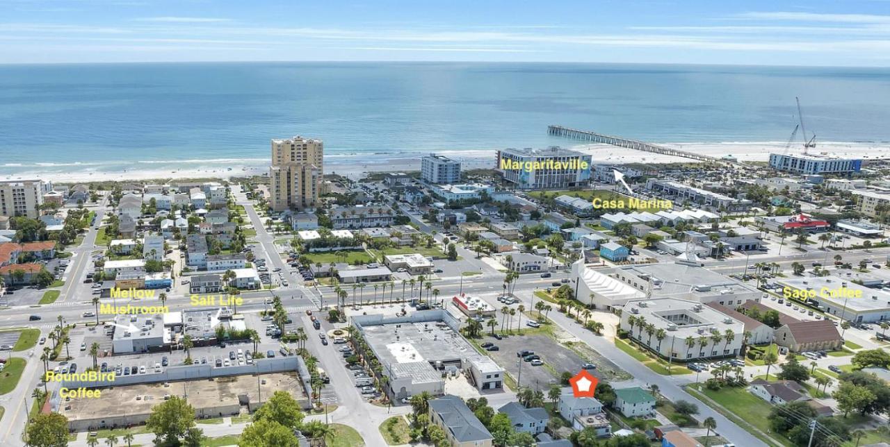 Seas The Day - 4 Blocks To The Beach, Restaurant, And Bar District - Great Deck And Outdoor Space!! Jacksonville Beach Exterior photo